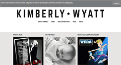 Desktop Screenshot of kimberlywyatt.com